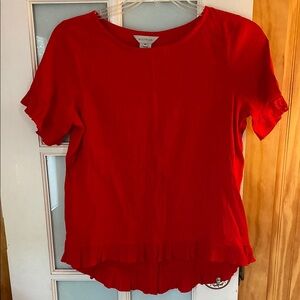 Multiples Scarlet Short Sleeve Tee